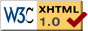 XHTML 1.0 V&aacute;lido